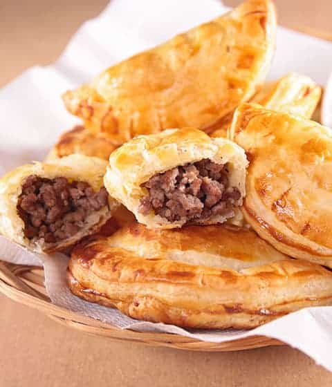 ground beef crumbles empanadas